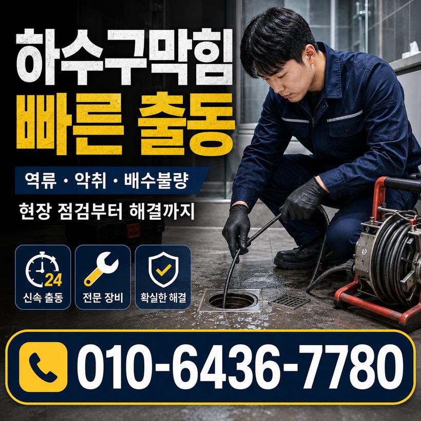 칠산서부동 지역 배관청소 관련 이미지