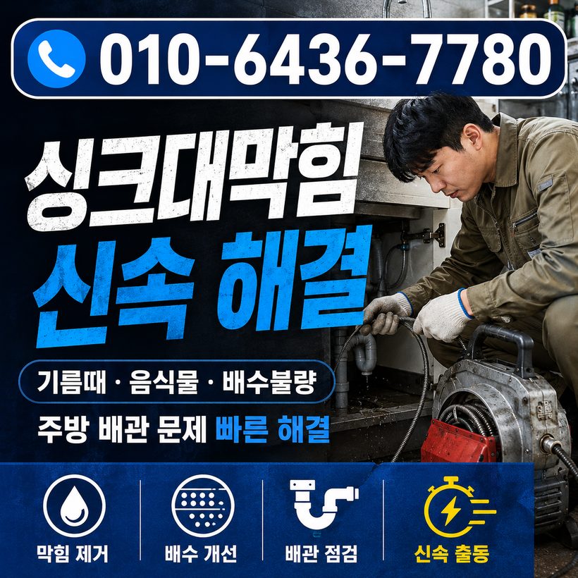 화개면 하수구막힘 빠른출동 2