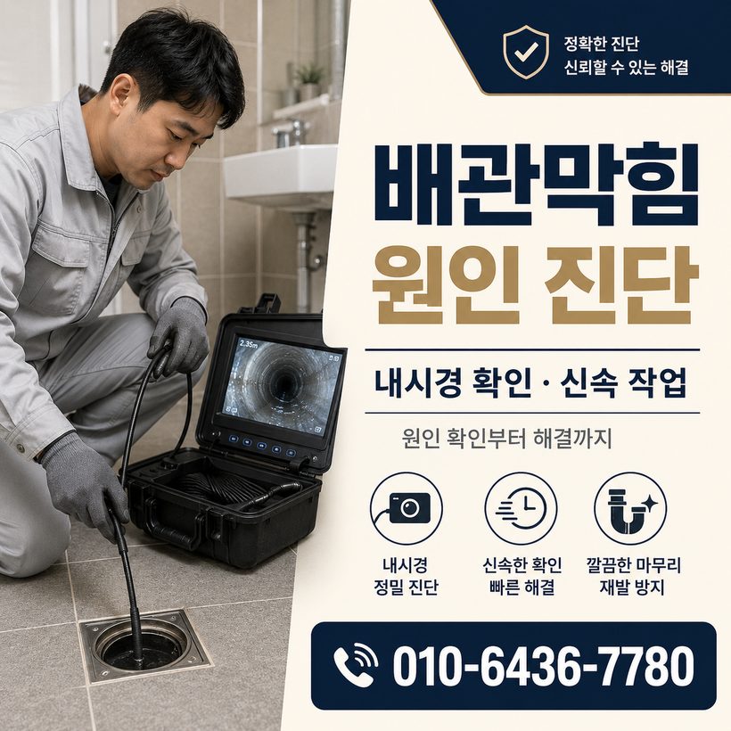 고현동 지역 배관청소 관련 이미지