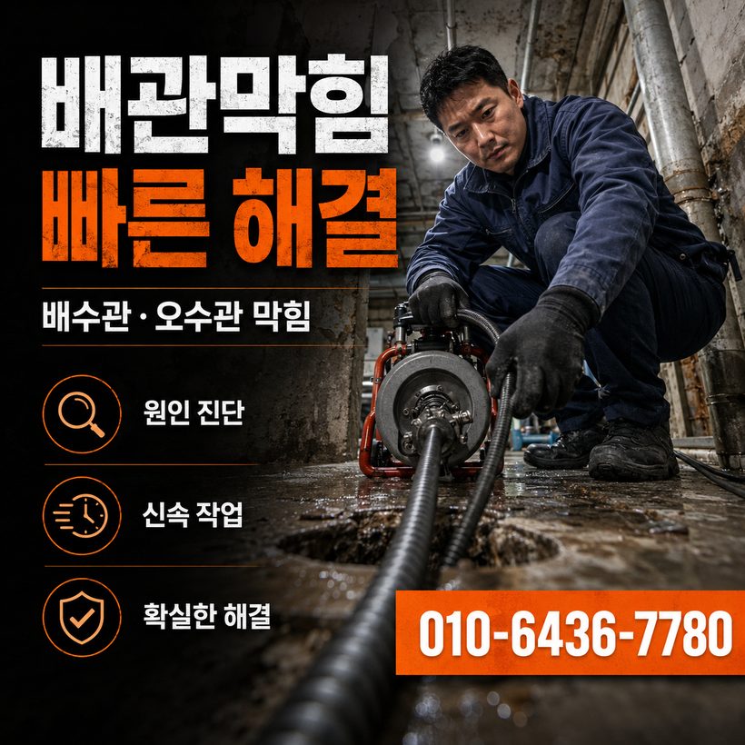 위천면 지역 하수구막힘 관련 이미지